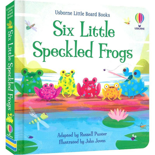 (Pre-Order) Usborne Little Board Books Six Little Speckled Frogs