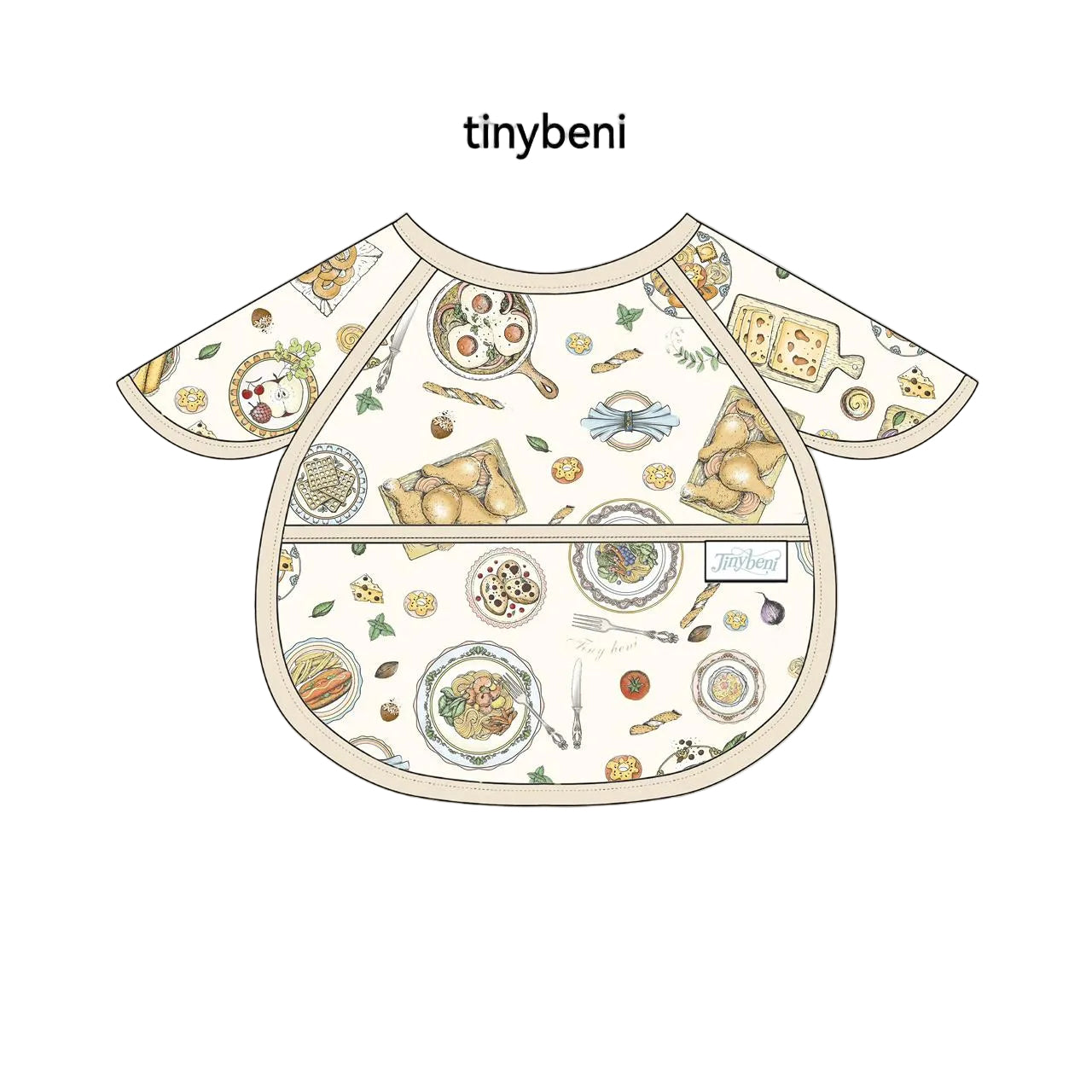 (Pre-Order) Tiny Beni Waterproof Meal Bib