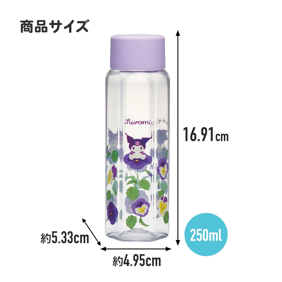 (Pre-Order) Skater Hexagonal Plastic Water Bottle, 250ml, Blow-Dry, Clear, for Adults, Kids, and Children, \ Miffy Bunny Design