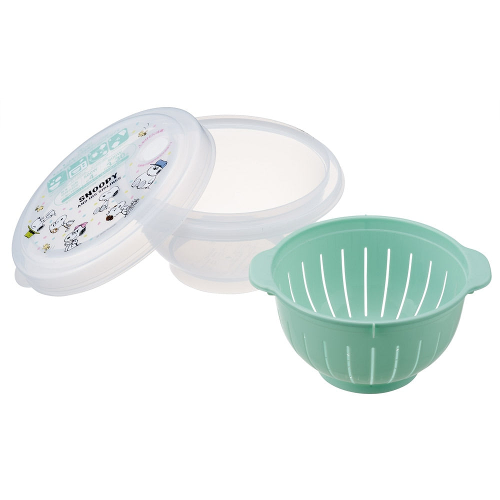 (Pre-Order) Skater owl Mold Thin Wall Storage Container S Rice Storage Container Frozen Frozen Rice Container Microwave Snoopy