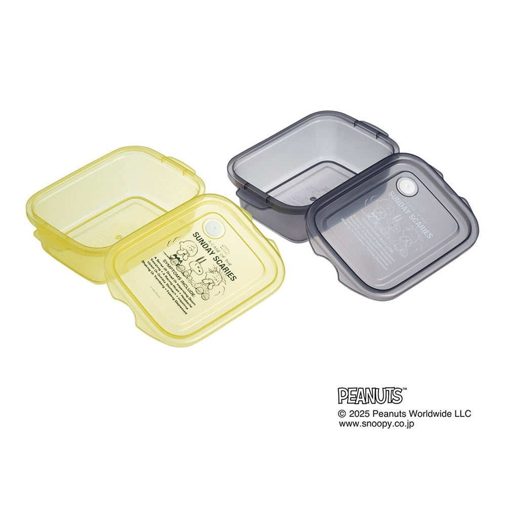 (Pre-Order) Skater Antibacterial Storage Container Lunch Box Food Container Seal Box Set of 2 500ml Snoopy