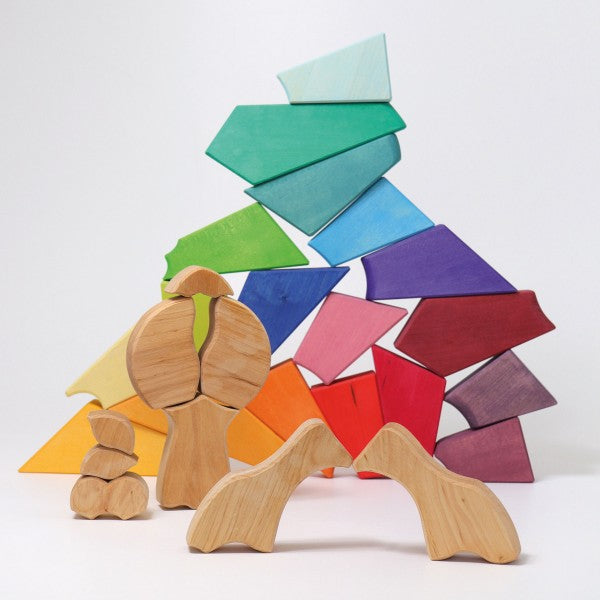 (PRE-ORDER) GRIMMS Building Set Rainbow Lion