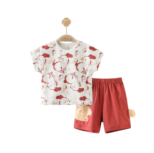 (Pre-Order) Han Gong Fu The Soft Bloom Short Set