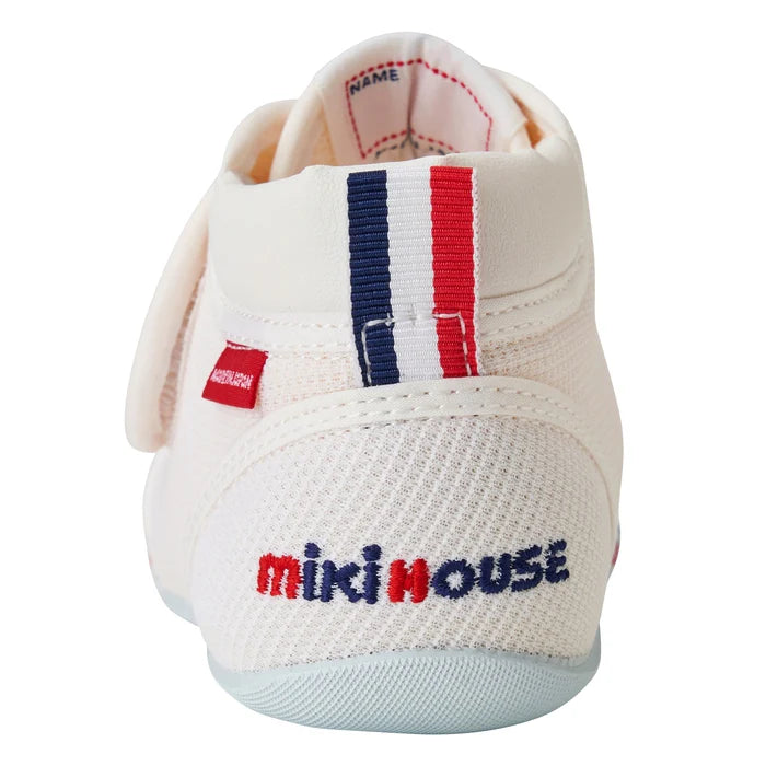 (Pre-Order) Mikihouse First Baby Shoes White