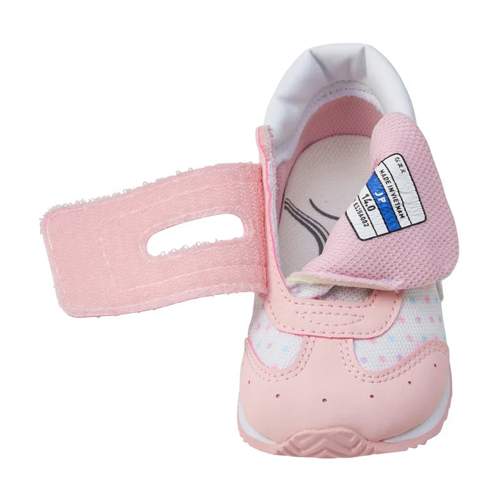 (Pre-Order) Mikihouse Mizuno collaboration second baby shoes navy pink