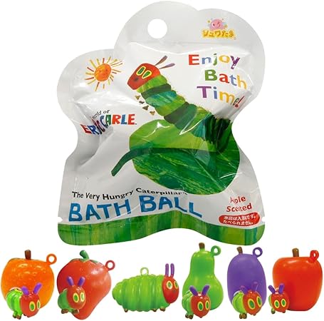 (Pre-Order) The Very Hungry Caterpillar by Eric Carle Swaddling Bath Bomb Includes Toy Figures