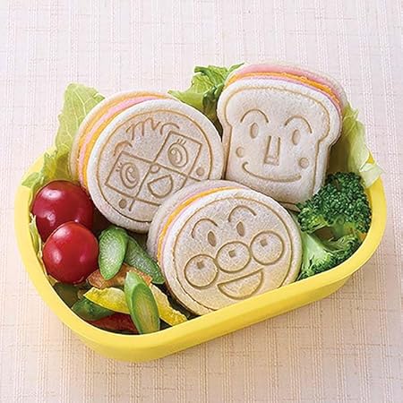 (Pre-Order) Anpanman Multi Cookie Cutter Easy Just Push