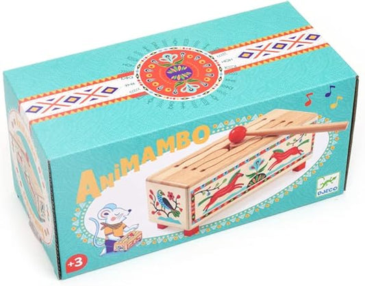 (Pre-Order) Djeco Animambo Wooden Drum Musical Instrument