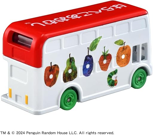 (Pre-Order) The Very Hungry Caterpillar by Eric Carle Takara Tomy Tomica Dream Tomica SP Picture Book Collection Harapeko Swaddle Mini Car Toy For Ages 3 Years Old