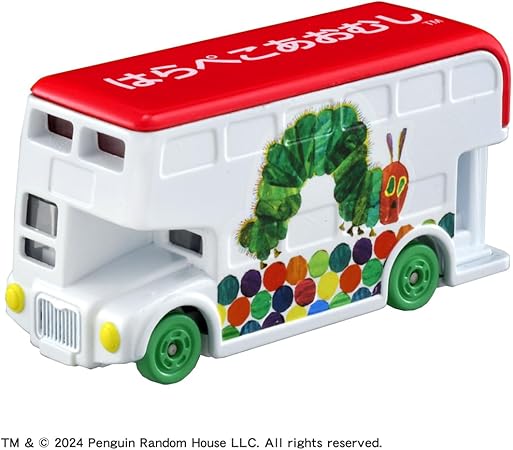 (Pre-Order) The Very Hungry Caterpillar by Eric Carle Takara Tomy Tomica Dream Tomica SP Picture Book Collection Harapeko Swaddle Mini Car Toy For Ages 3 Years Old