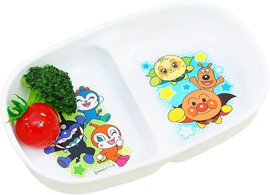 (Pre-Order) Anpanman Divided Plate (6.7×4.3×1.2 inches)