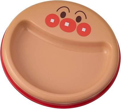 (Pre-Order) Anpanman First Hand-Held Plate/Practice Eating