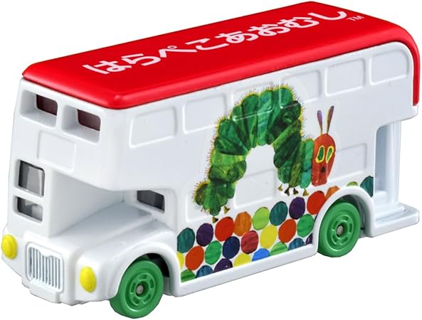 (Pre-Order) The Very Hungry Caterpillar by Eric Carle Takara Tomy Tomica Dream Tomica SP Picture Book Collection Harapeko Swaddle Mini Car Toy For Ages 3 Years Old