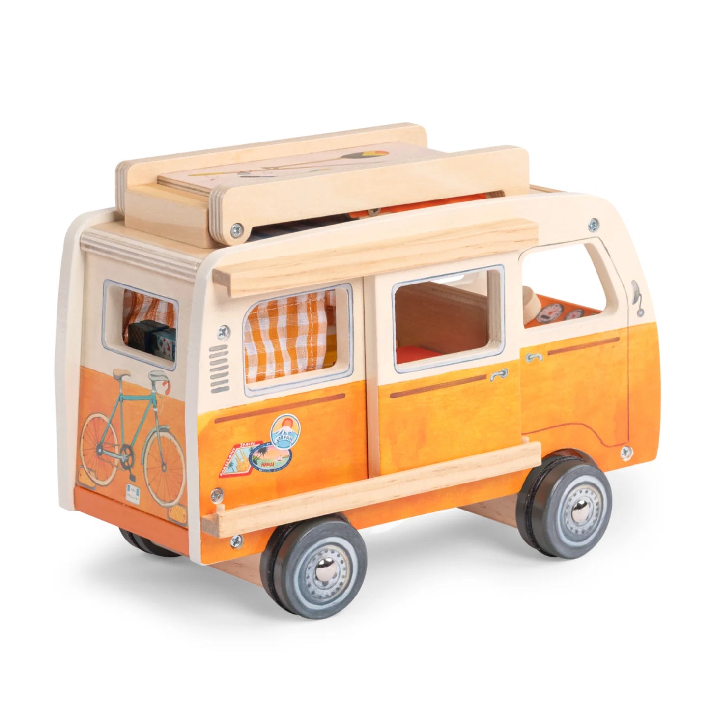 (Pre-Order) Mounlin Roty Wooden van and accessories
