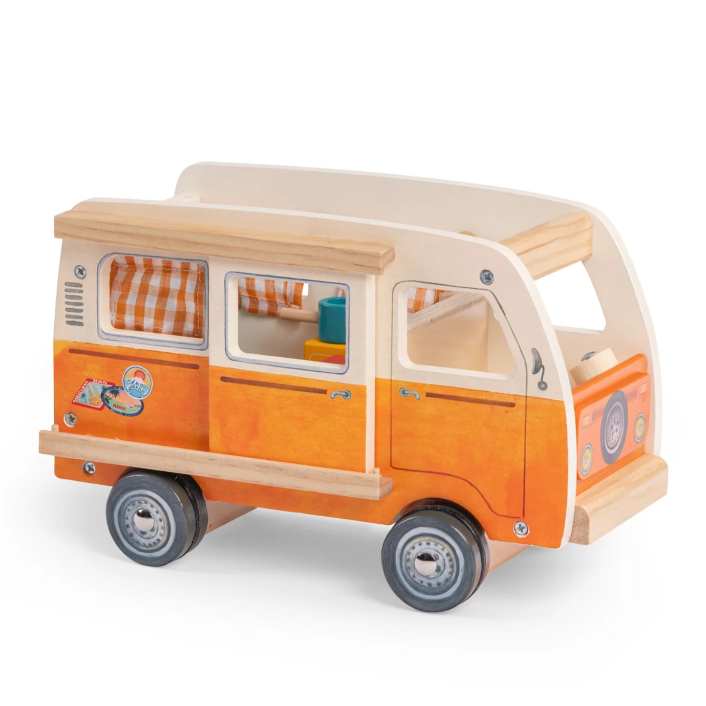 (Pre-Order) Mounlin Roty Wooden van and accessories