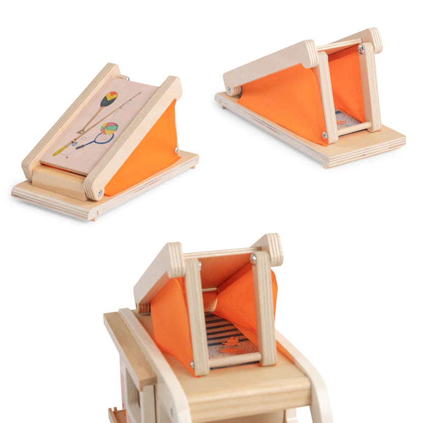 (Pre-Order) Mounlin Roty Wooden van and accessories