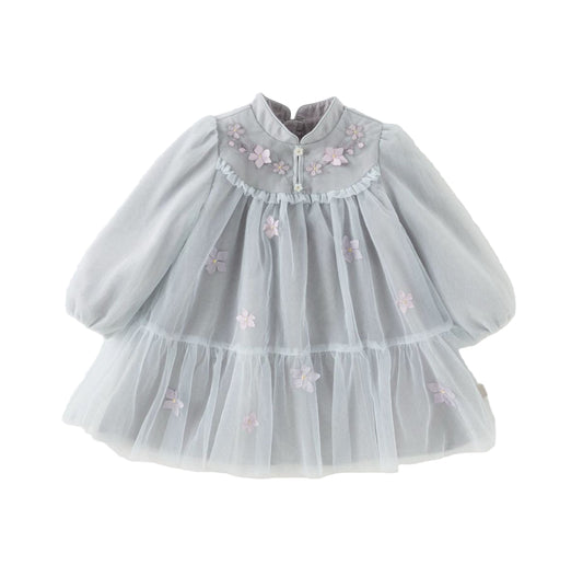 (Pre-Order) Dave & Bella Summer Kids Princess Dress Cute Flower