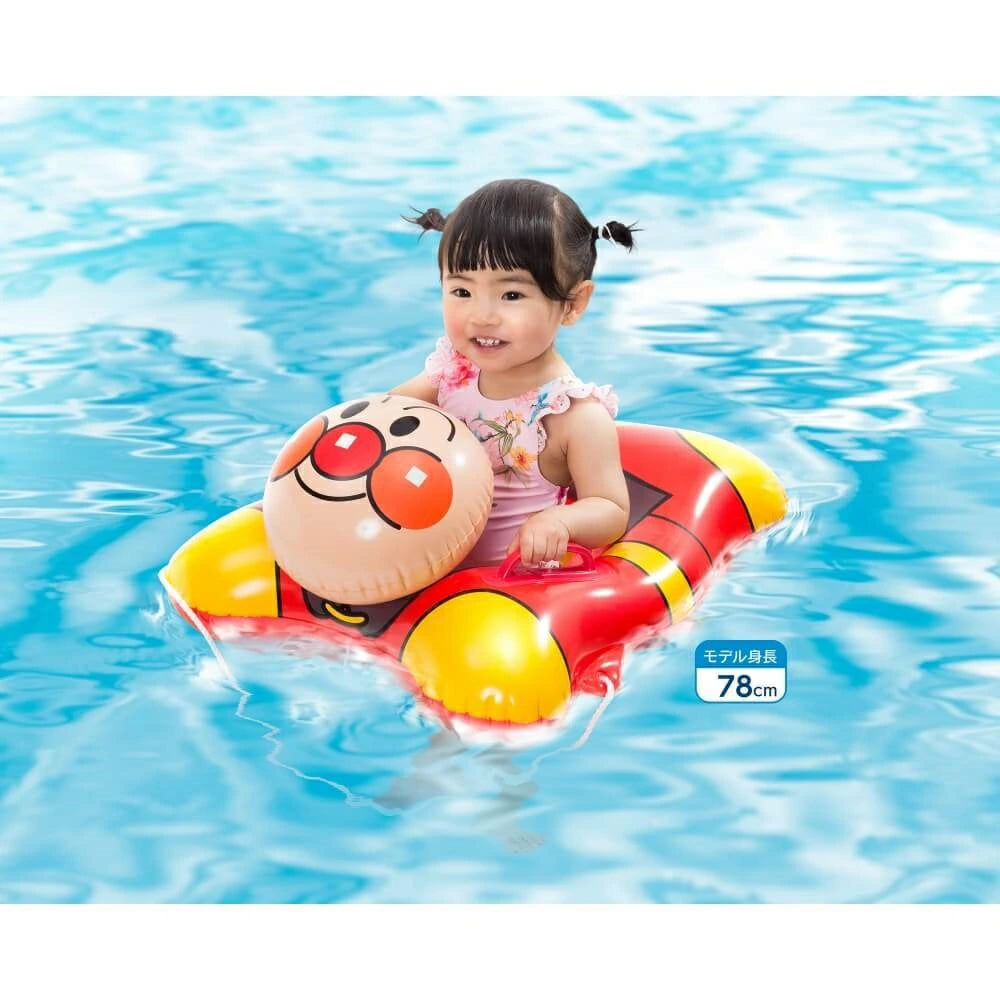 (Pre-Order) Anpanman Baby Foot-hole Swim Ring, 48x58cm