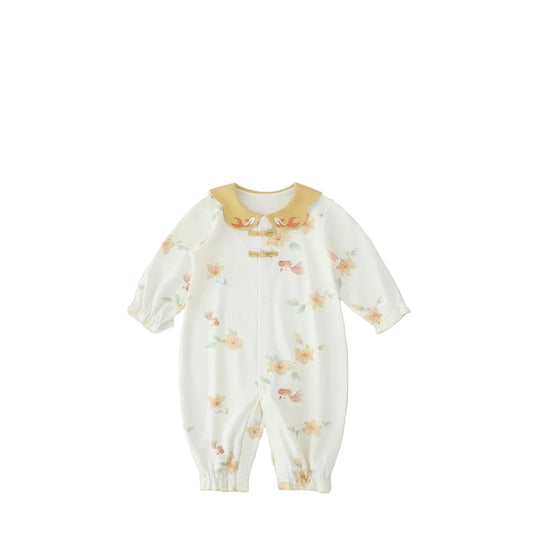 (Pre-Order) Han Gong Fu Classic Peter-Pan Koi Collar Romper