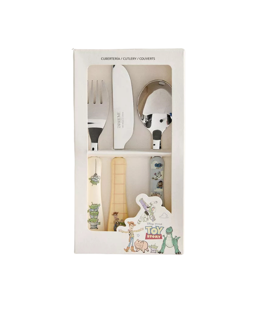 (Pre-Order) Zara Home Children's Toy Story Disney/Pixar Flatweare Set (Set Of 3)