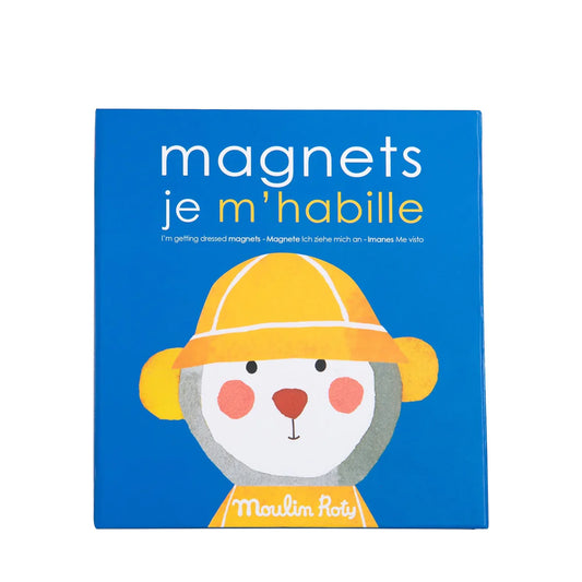 (Pre-Order) Moulin Roty Magnetic Board Book - Getting Dressed