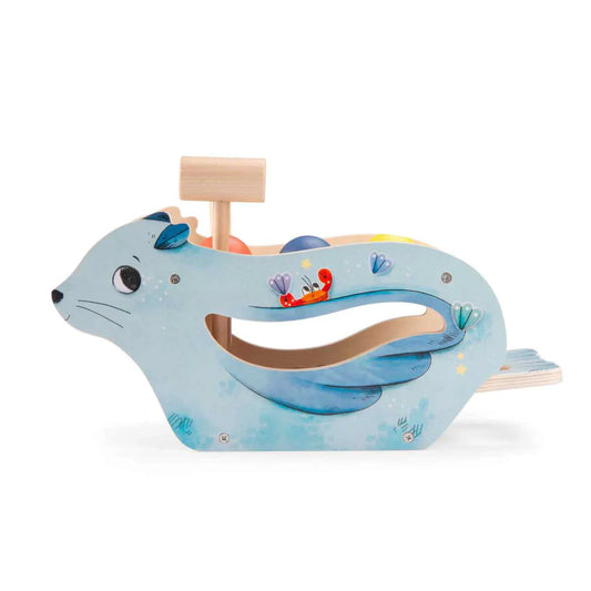 (Pre-Order) Moulin Roty Tap tap metallophone, Sea Lion
