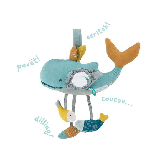 (Pre-Order) Moulin Roty whale rattle