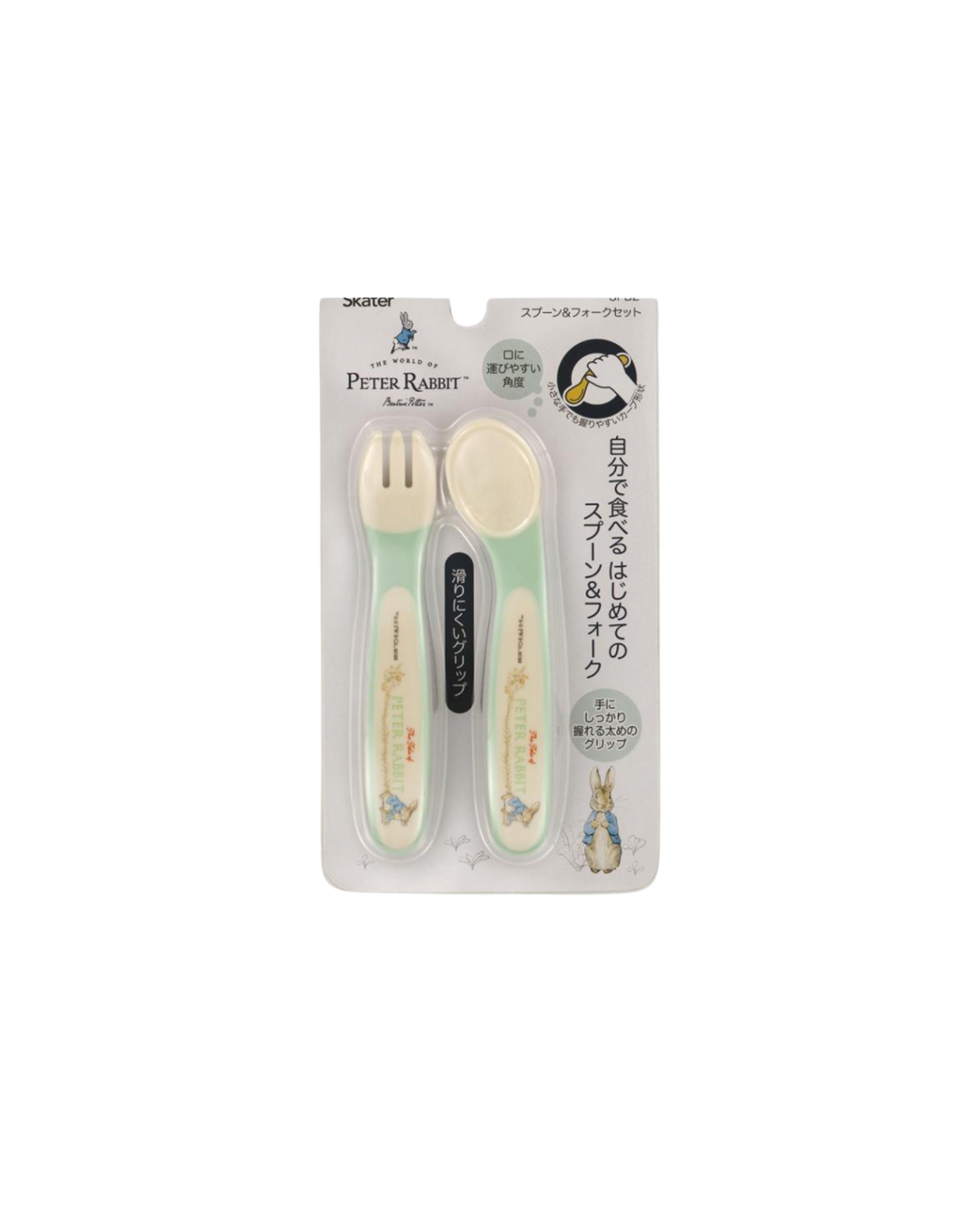 (Pre-Order) Skater Spoon & Fork Set Peter Rabbit