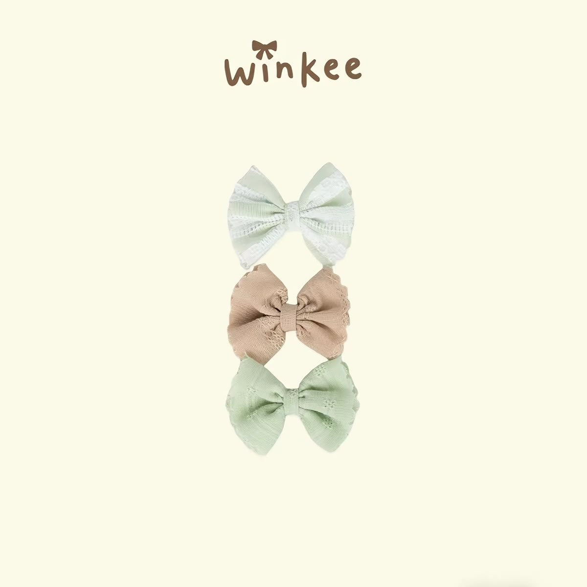 (Pre-Order) Winkee Hairpin Set of 3 ribbon