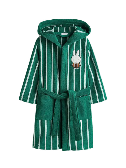 (Pre-Order) H&M Home Miffy Bath Robe Green