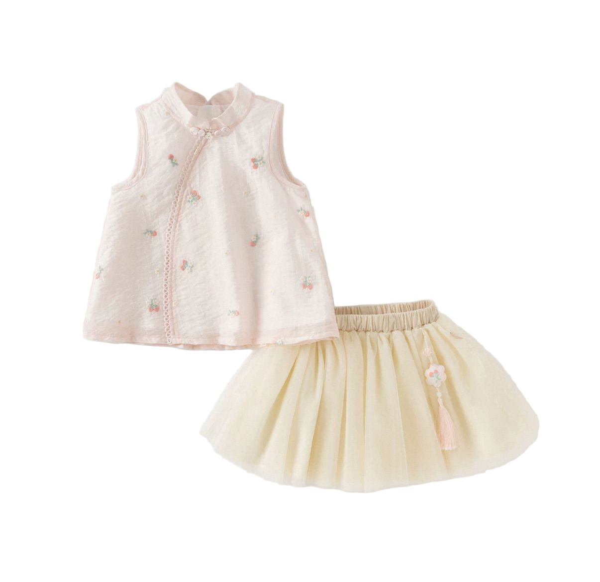 (Pre-Order) Dave & Bella Cherry Qipao Set