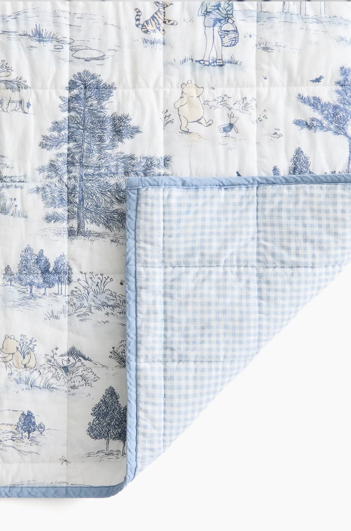 (Pre-Order) H&M Home Winnie the Pooh Bed Spread Blue