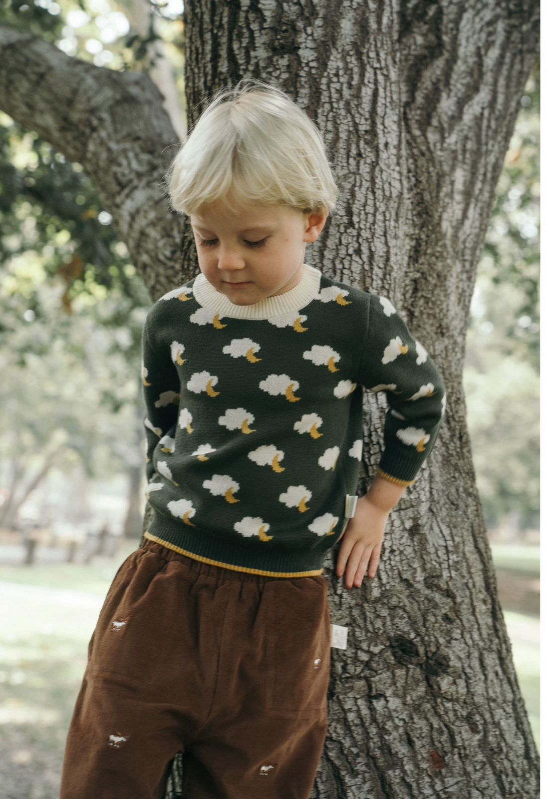 (Pre-Order) White Wheat Sweater