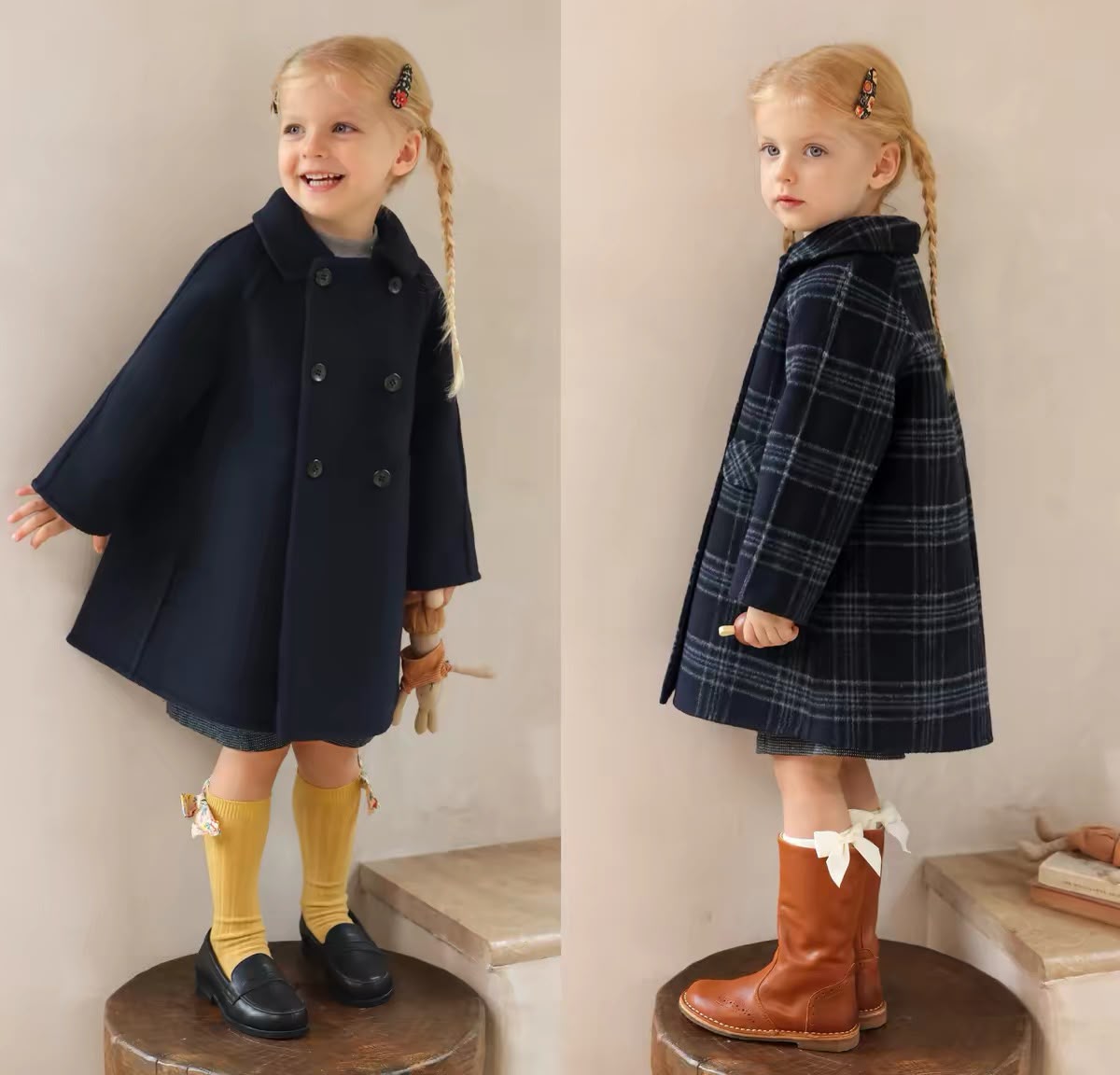 (Pre-Order)  Reversible Wool Coat
