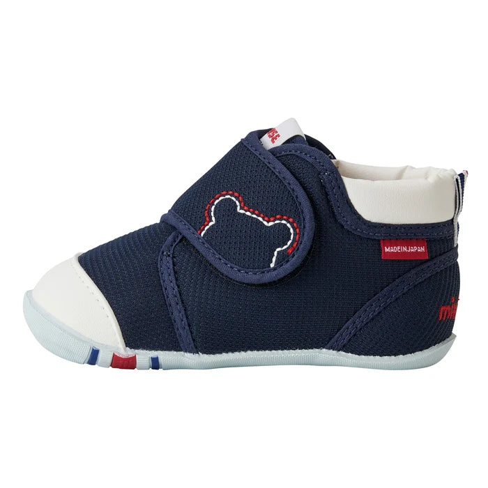 (Pre-Order) Mikihouse First Baby Shoes Navy Blue