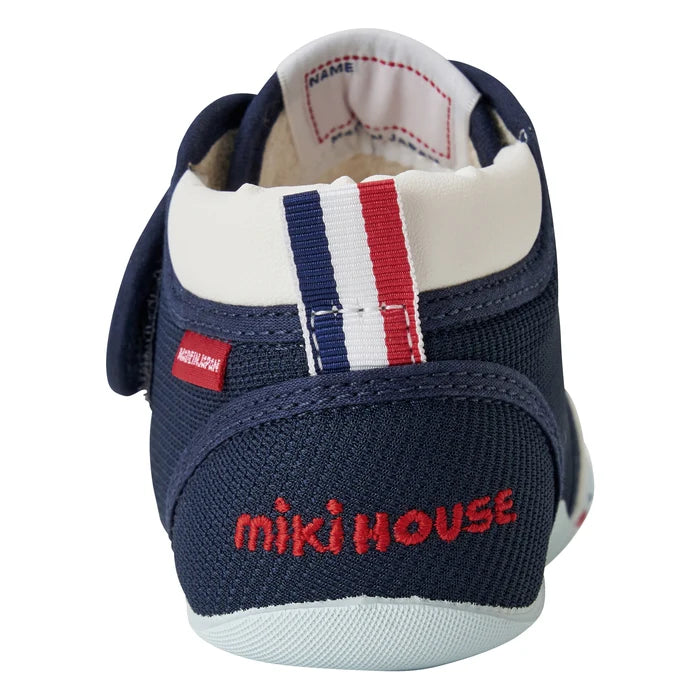 (Pre-Order) Mikihouse First Baby Shoes Navy Blue
