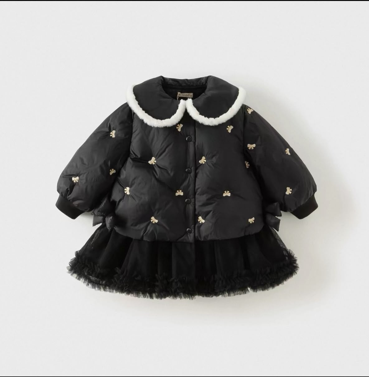 (Pre-Order) Dave & Bella Padded  Coat With Tutu