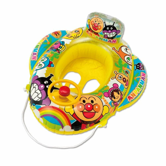 (Pre-Order) Anpanman Baby Boat with Handle, Baby Footrest, with Rope, for Babies Ages 1-2