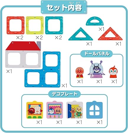 (Pre-Order) Anpanman Mag Panel Pat-and-Learn! Bread Factory Set