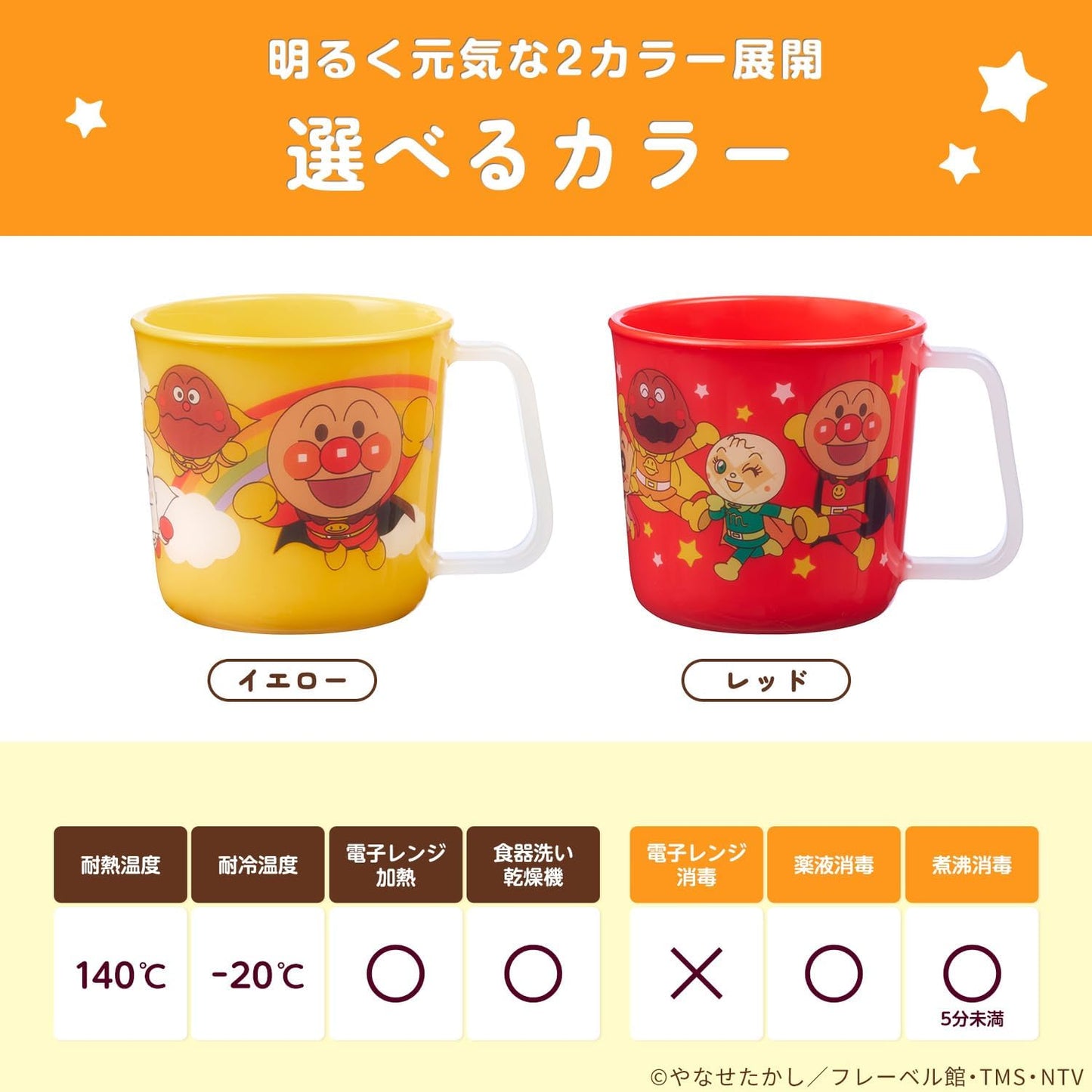 (Pre-Order) Anpanman Mug Cup 210mL (Red)