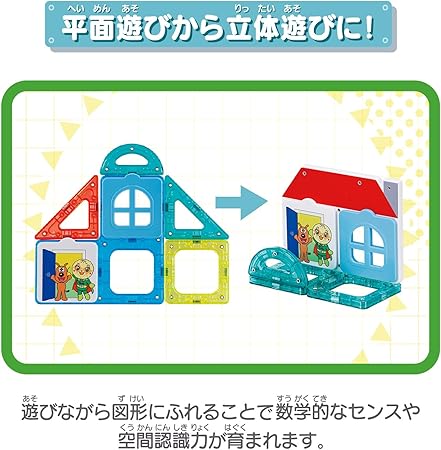 (Pre-Order) Anpanman Mag Panel Pat-and-Learn! Bread Factory Set