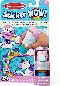 (Pre-Order) Melissa & Doug Sticker Wow!™ 24-Page Activity Pad and Sticker Stamper