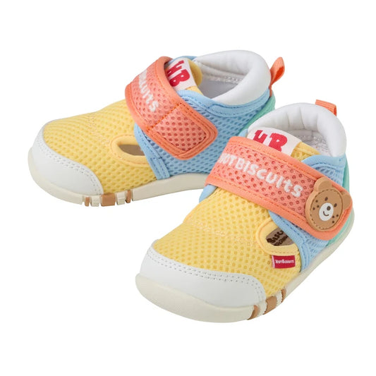 (Pre-Order) Mikihouse Double Russell First Baby Shoes Yellow