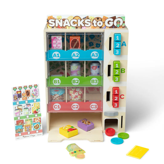 (Pre-Order) Melissa & Doug Sort, Stock, Select Wooden Vending Machine Play Set