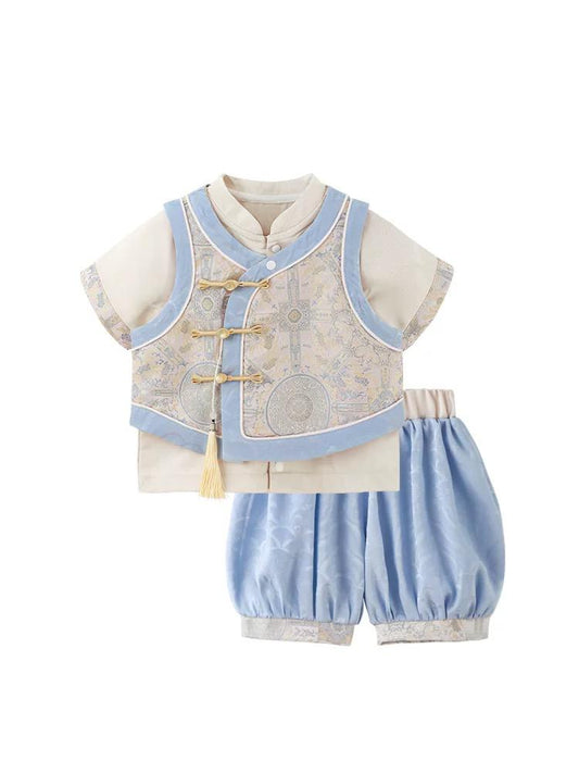 (Pre-Order) Zhang Ming Fu Sky Blue Heir Set
