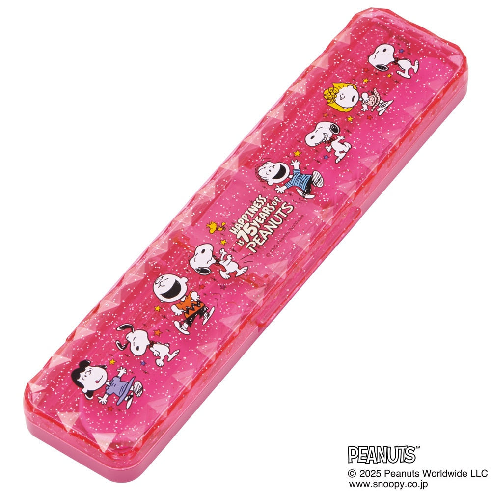 (Pre-Order) Skater Skater Chopsticks and Spoon Set Peanuts 75th