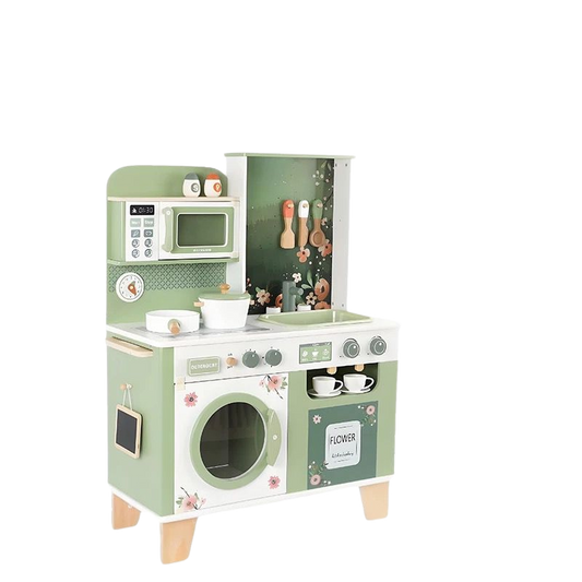 (Pre-Order) Feijiani Wooden Kitchen Set + Dishwasher