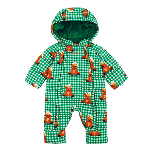 (Pre-Order) Bebedepino All Over Jane Newborn Duck Down Overalls