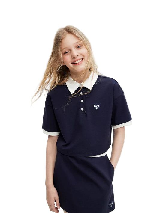 (Pre-Order) Elle Kids Polo Top and Skort Set