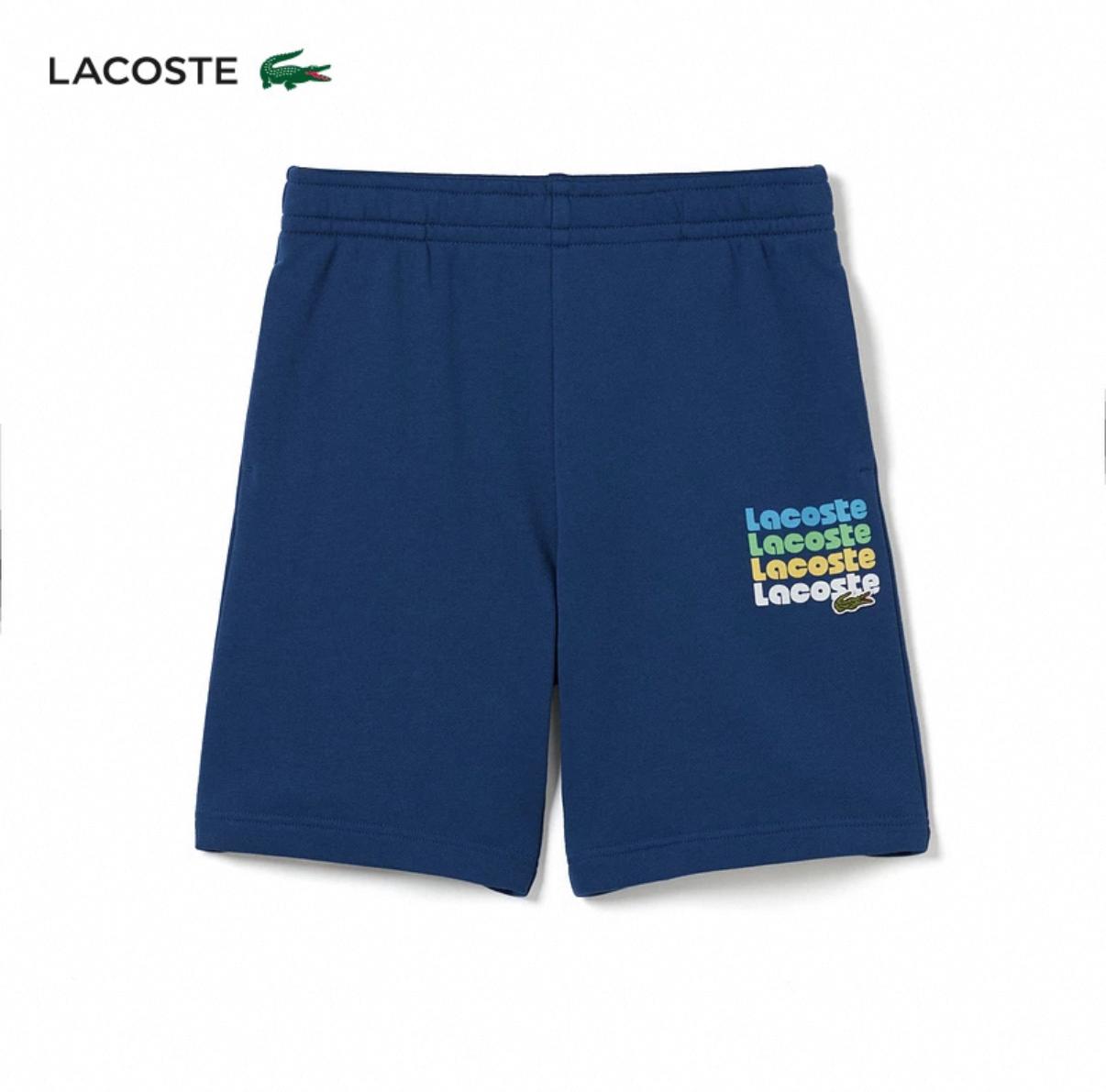 (Pre-Order) Lacoste Print Fleece Shorts